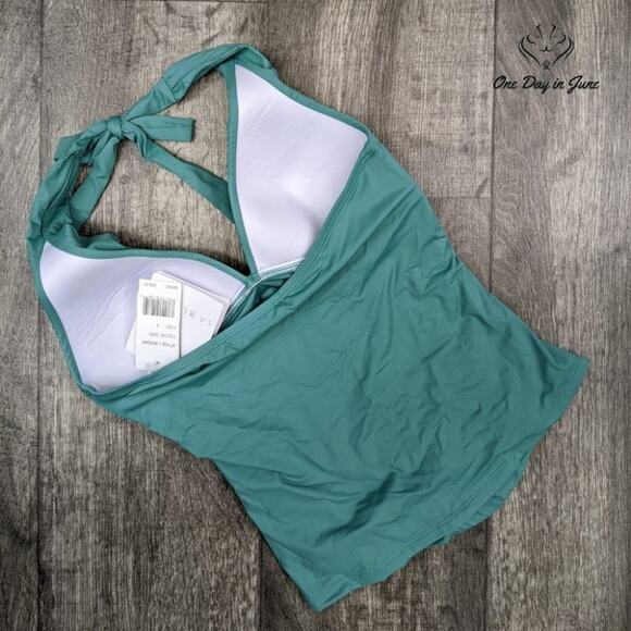 La Blanca Island Goddess Underwire Tankini Top Size 4 - Picture 4 of 4